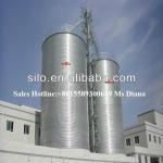 commercial grain storage steel silo with flat bottom