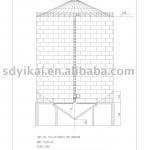 5000t storage tanks for solids