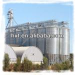 Rice 2000 ton storage solution flat bottom hopper grain bin