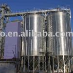 1000t high quality galvanized hopper bottom grain bins with dryer and other accessories