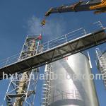 Assembly Corrugated Steel Silo on farm, grain and flour storage, grain tank