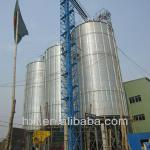 Assembly Corrugated Steel Silo on farm, grain and flour storage, bulk feed bin