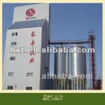 Assembly Corrugated Steel Silo on farm, grain and flour storage, corn steel silo