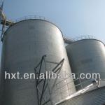 Grain storage system in flour mill, flat bottom silos,galvanized steel,sale tank used