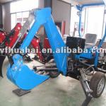 towable backhoe EPA engine power 13hp with hydraulic operation system