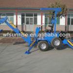 RunXin towable mini excavator/22HP engine