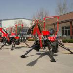 Farm used towable backhoe