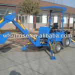 RunXin mini towable 22HP engine backhoe/excavator