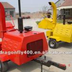 CE approved mobile wood chipper with diesel engine
