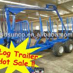 1-12 Ton Forest Trailer with Hydraulic Crane