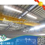 QD 20 ton Heavy Duty Double Girder Overhead Traveling Crane with top running trolley and CE Certificate