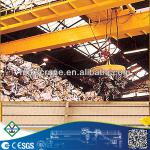 High Temperature Magnetic Double Beam Overhead Bridge traveling Crane for steel scrap,steel billets,steel bar etc
