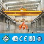 Double girder electric bucket grab crane