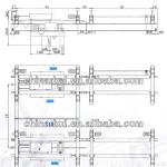 Double Girder Passing Orbit Suspension Overhead Crane