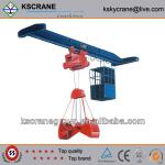 single girder grab crane