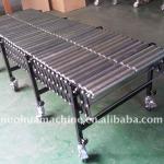 gravity flexible expandable zinc-plated roller conveyor