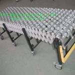 expandable(Flexible)conveyor, steel wheel, standard model