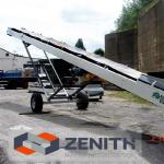 portable belt conveyor,ZENITH flat belt conveyor