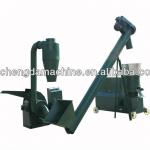 Conveyor with inverter match with pellet machine and hammer mill
