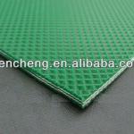 green rough top pvc conveyor belt for logistic industrial