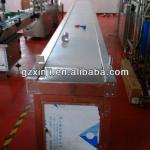 6M Stainless Steel 304 Frame PU Belt Conveyor for food factory with Emergency button and Senors