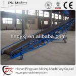China PK Brand adjustable angle loading chevron mobile belt conveyor