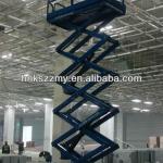 4-14M SJY movable hydraulic scissor lift platform cargo lift