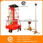 Shooting ladder telescopic cylindrical lift machines