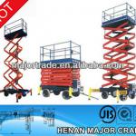 High Lifting Height Scissors type aerial working platform