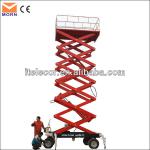 Mobile hydraulic scissor lift