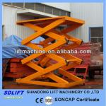 cargo scissor lifting equipment