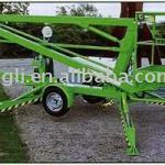 Trailer mounted boom lift