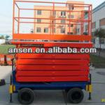 mobile telescoping hydraulic lift platform