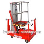 four wheels mobile aluminium alloy hydraulic lift machine