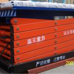 scissor type fixed and vertical hydraulic lifting table