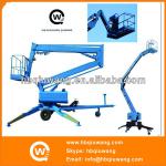 Trailer mounted boom lift cherry picker