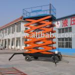 SJY Series Four-Wheel Hydraulic Scissor Lift Platform