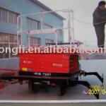 Four-Wheel Hydraulic Scissor Lift Platform