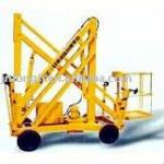 Telescoping spider lift table