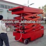 500kg movable hydraulic lift platform for aerial work