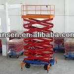 500kg movable hydraulic lift platform for post and telecommunications