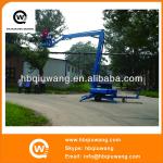 Telescopic articulated tracked access platforms