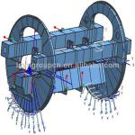staionary double rotary wagon tippler