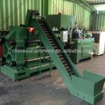 hydraulic briquette press for metal scrap