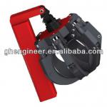 Hydraulic orange peel grab bucket