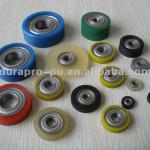 Ball bearing with PU coated, shelled &amp; flat, 608, 626,609