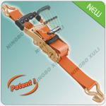 ratchet strap strap-holder with double J hook
