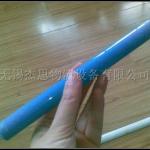 small diameter blue PVC conveyor roller,palstics rollers