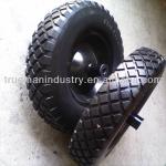 Pneumatic rubber wheel