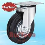 Black Rubber Wheel Swivel Casters